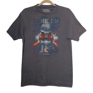 Vintage‎ Back to the Future Movie Graphic T-Shirt Take Me Back 1985 Size M